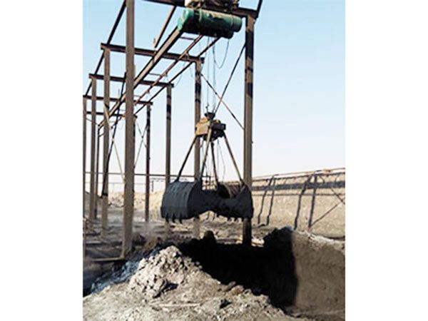 Grab bucket series crane