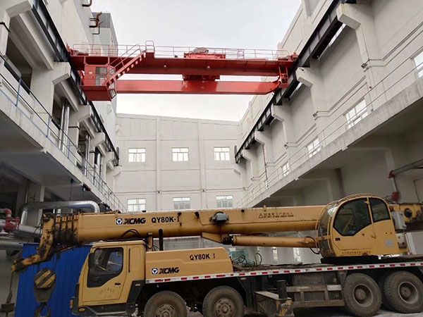 Double beam crane